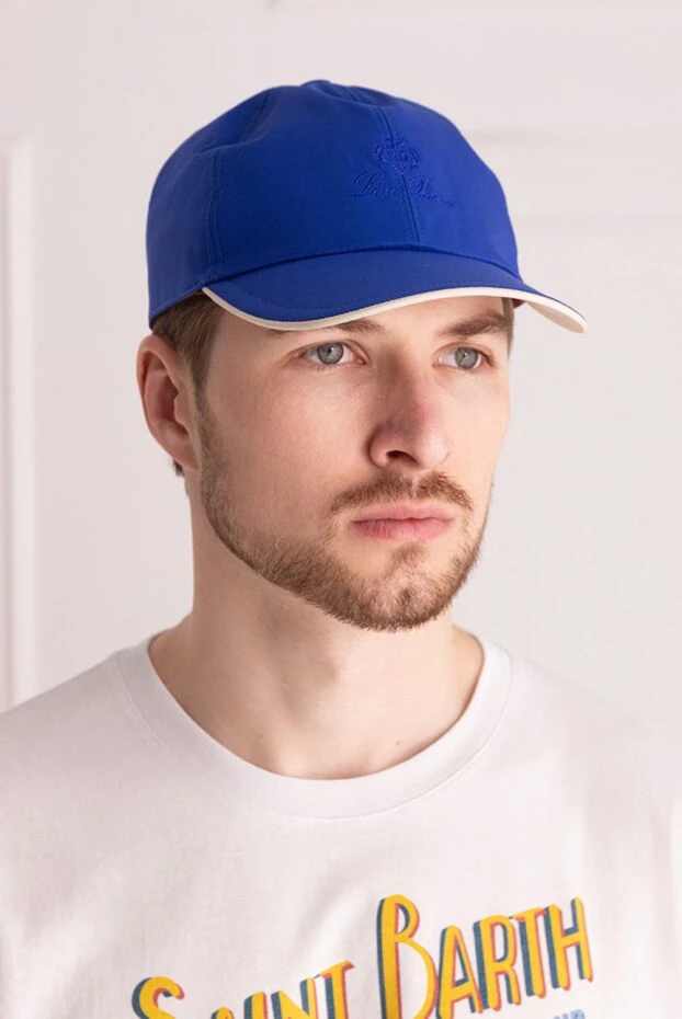 Loro Piana мужские кепка из полиэстера синяя мужская купить с ценами и фото 169669 - фото 2
