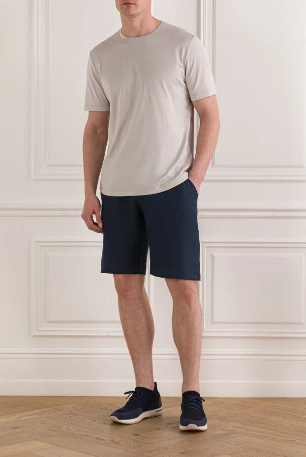 Loro Piana classic white men's t-shirt made of natural fabric 169700 - photo 2