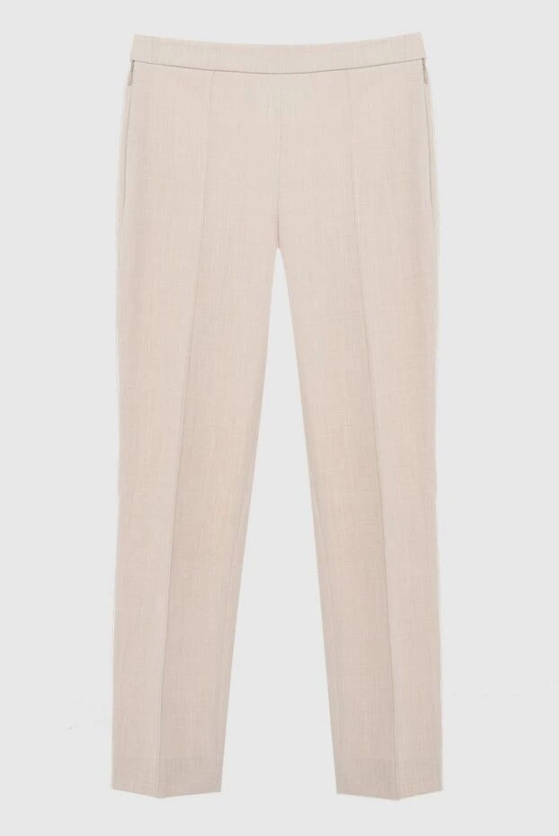 Loro Piana woman beige wool trousers for women buy with prices and photos 169717 - photo 1
