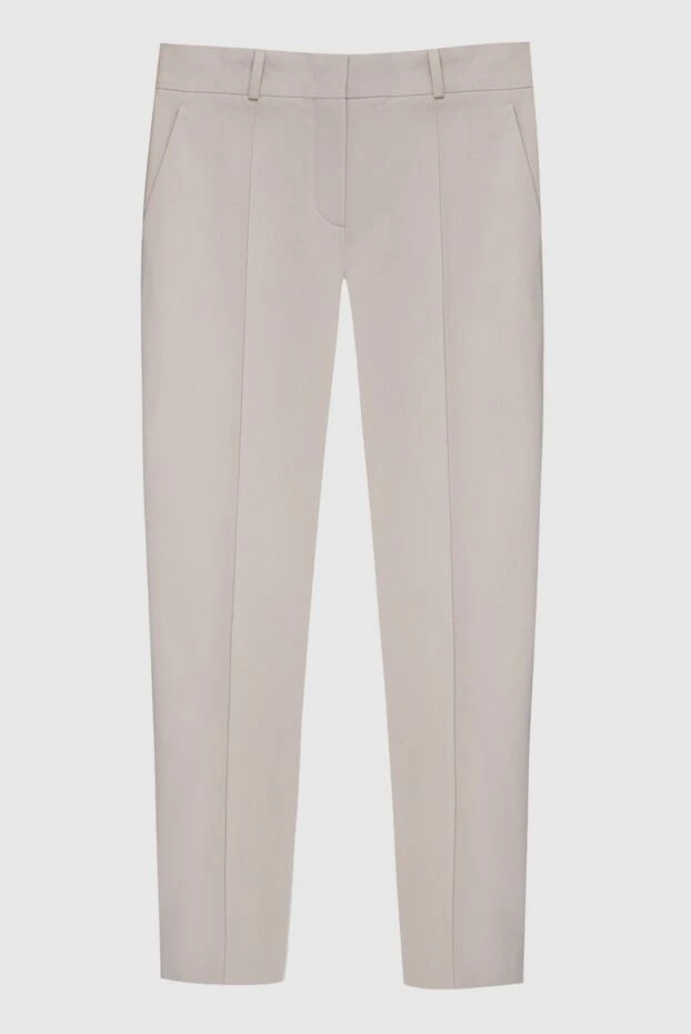 Loro Piana woman gray cotton trousers for women buy with prices and photos 169720 - photo 1