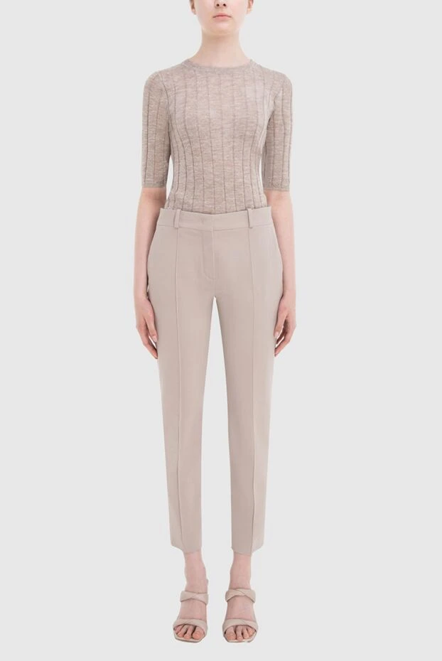 Loro Piana woman gray cotton trousers for women buy with prices and photos 169720 - photo 2