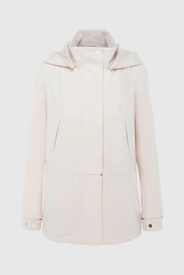Loro Piana woman down jacket made of cashmere and polyamide, beige for women buy with prices and photos 169723 - photo 1