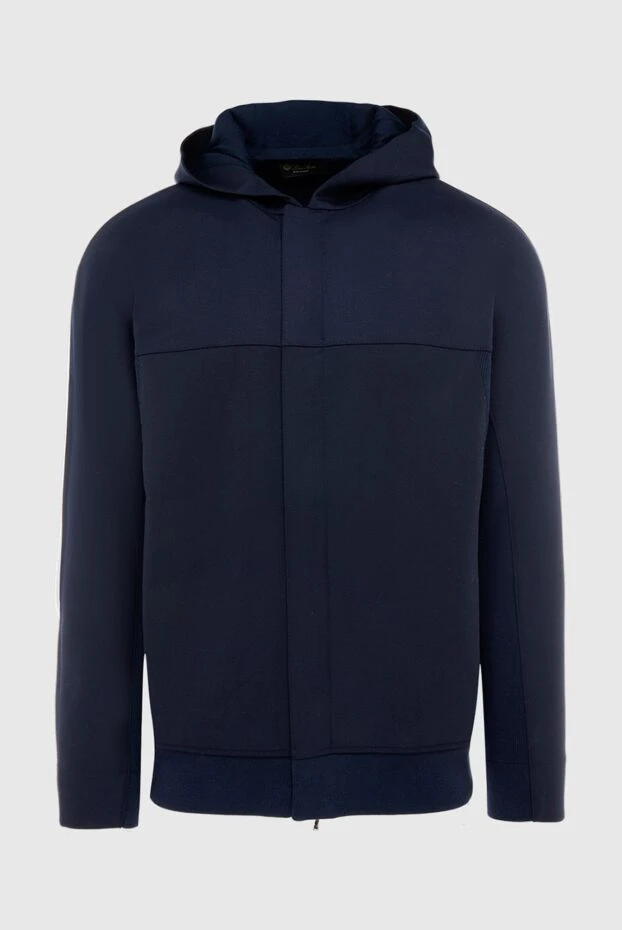 Loro Piana мужские куртка из шерсти и эластана синяя мужская купить с ценами и фото 169735 - фото 1