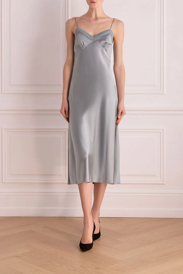 Loro Piana woman gray silk dress for women buy with prices and photos 169776 - photo 2