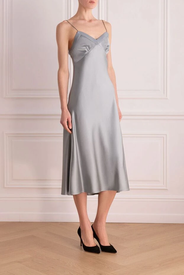 Loro Piana woman gray silk dress for women 169776 - photo 3