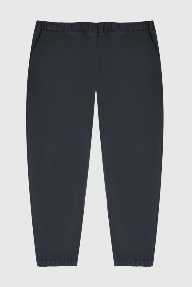 Loro Piana man blue cotton trousers for men buy with prices and photos 169777 - photo 1