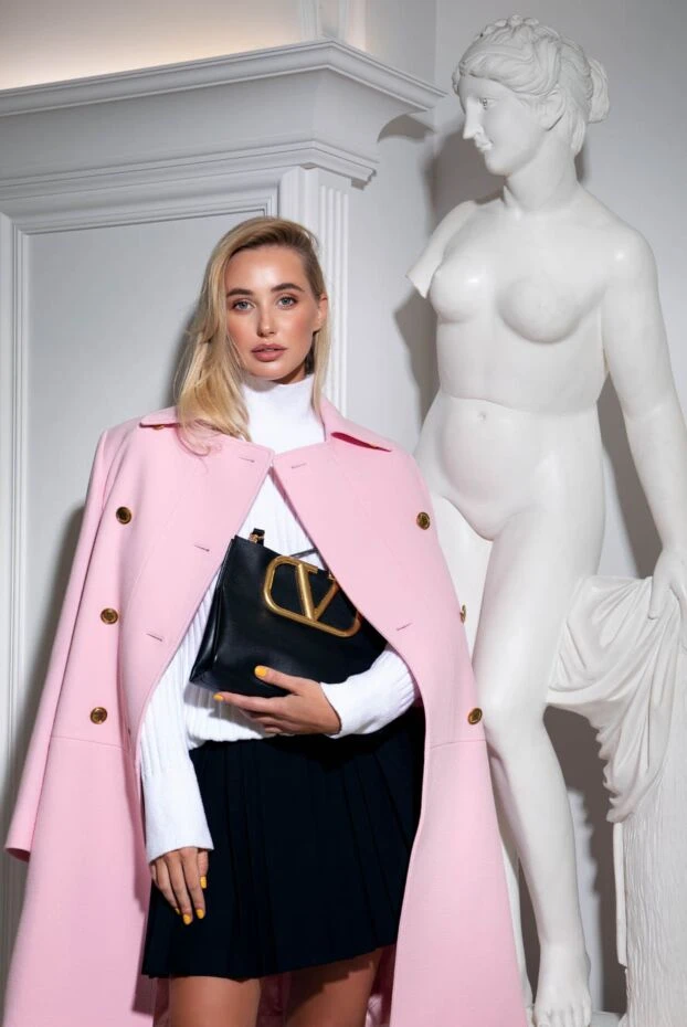 Khaite гольф з шовку білий жіночий 169796 - фото 3