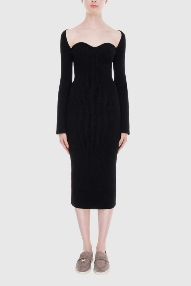 Khaite жіночі сукня з віскози чорна жіноча купити фото з цінами 169804 - фото 2