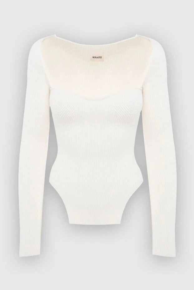 Khaite woman white viscose jumper for women buy with prices and photos 169805 - photo 1