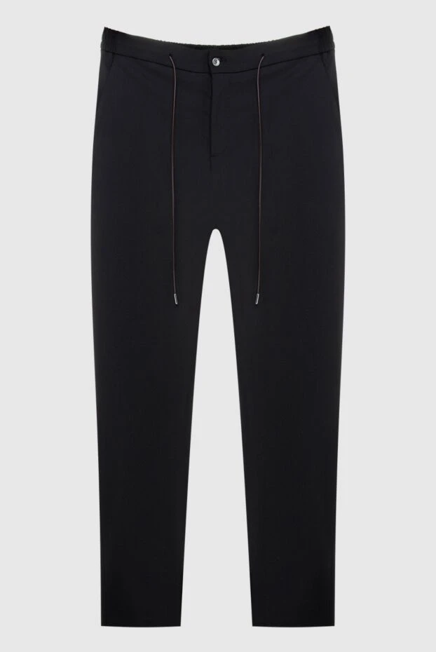 Tombolini man men's black wool trousers buy with prices and photos 169824 - photo 1