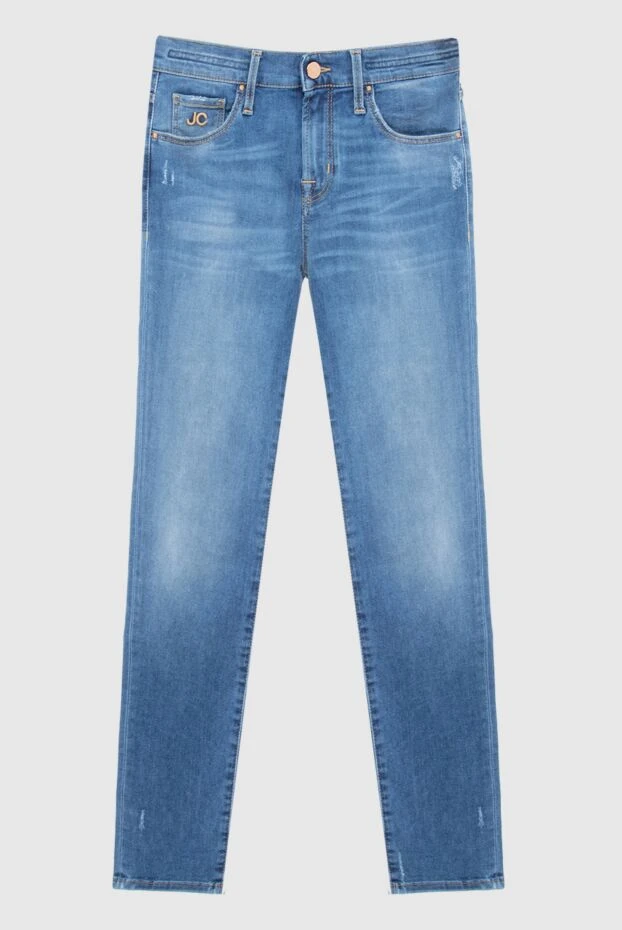 Jacob Cohen woman blue cotton jeans for women buy with prices and photos 169858 - photo 1