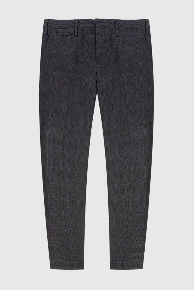 PT01 (Pantaloni Torino) мужские брюки из хлопка серые мужские купить с ценами и фото 169883 - фото 1