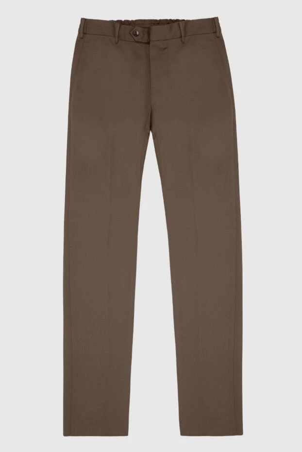 PT01 (Pantaloni Torino) мужские брюки из флиса коричневые мужские купить с ценами и фото 169974 - фото 1