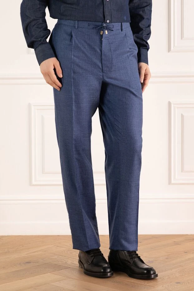 Stefano Ricci blue pants for men 170009 - photo 3