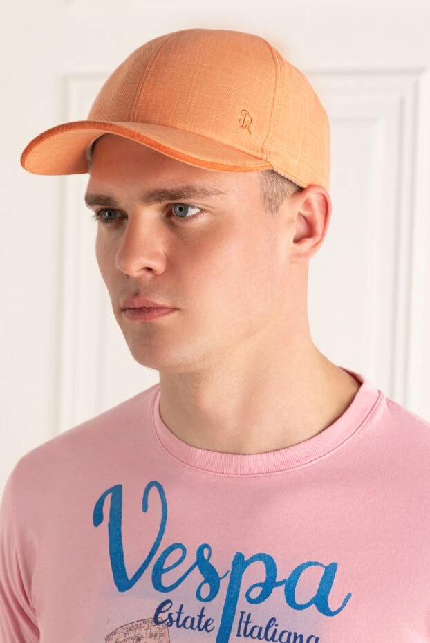 Stefano Ricci beige cashmere and silk cap for men 170019 - photo 2