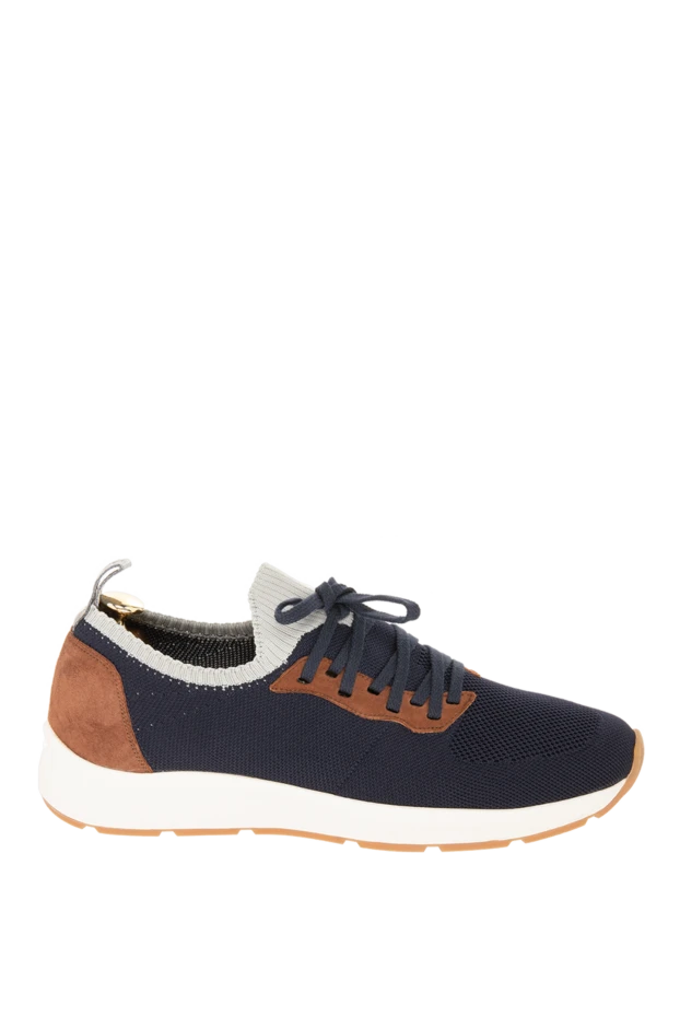 Andrea Ventura man sneakers in suede textile blue for men buy with prices and photos 170053 - photo 1