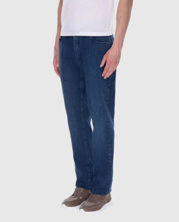 Stefano Ricci blue cotton jeans for men 170116 - photo 3