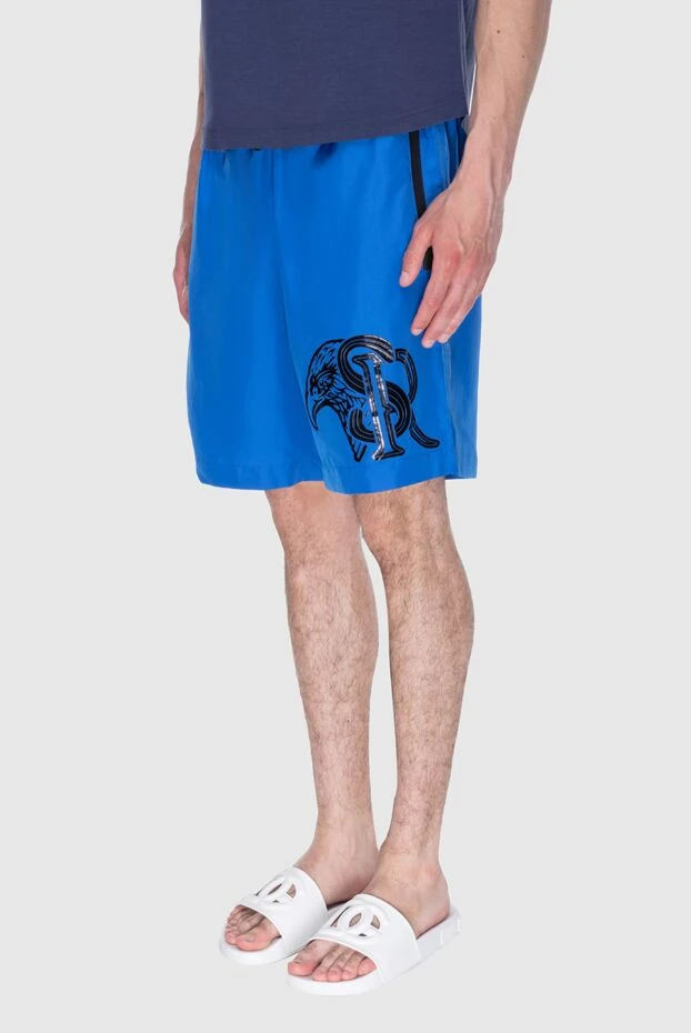 Stefano Ricci blue polyester beach shorts for men 170125 - photo 3