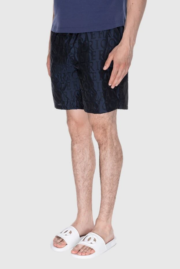 Stefano Ricci blue polyester beach shorts for men 170126 - photo 3