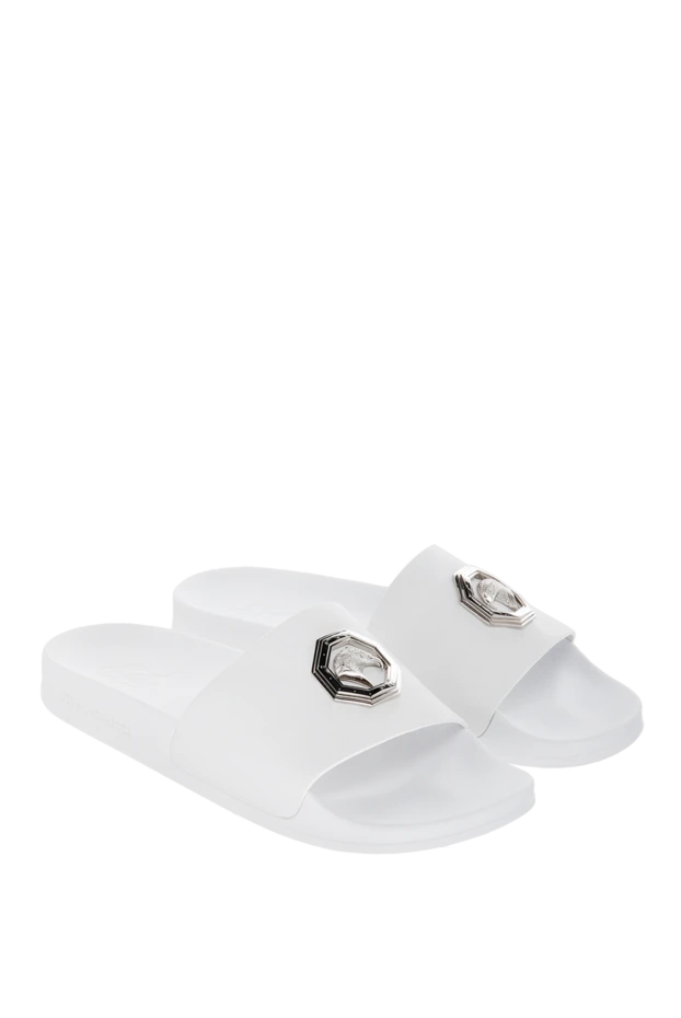 Stefano Ricci white leather slippers for men 170146 - photo 3