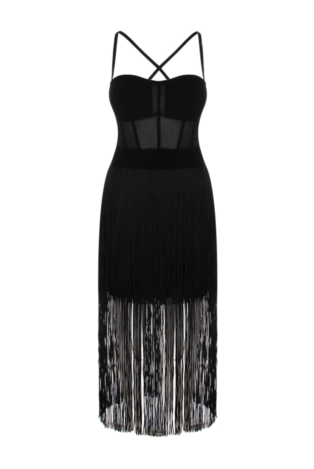 Dress made of nylon and polyester black for women