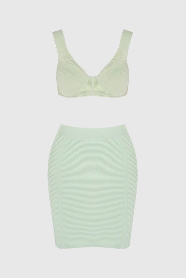 Herve Leger woman green women's suit with skirt 170163 - photo 1