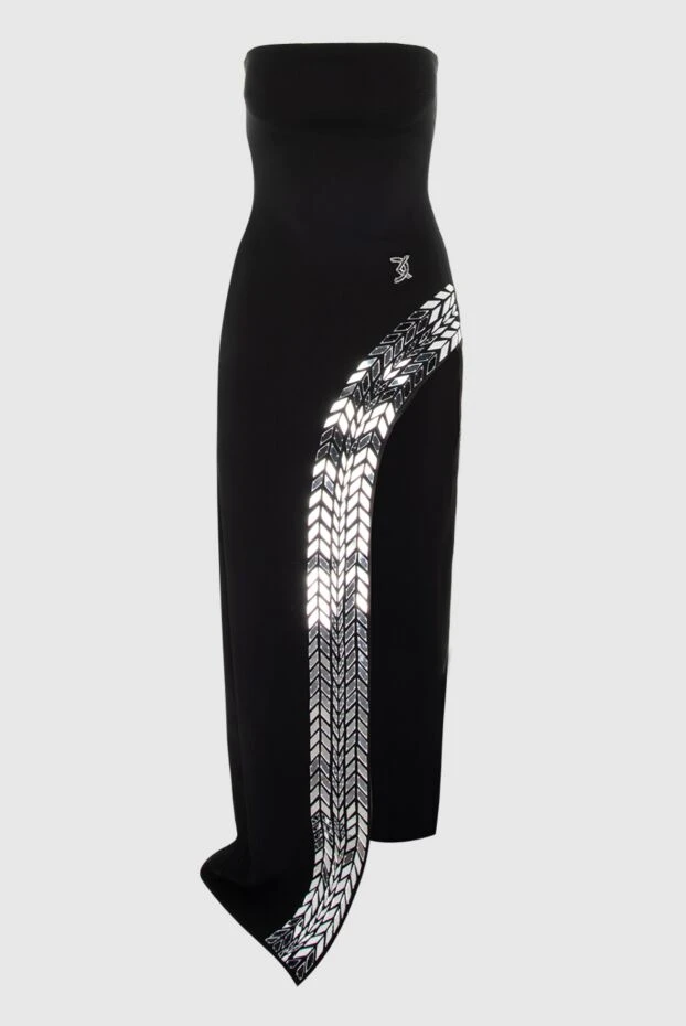 David Koma женские платье из полиамида черное женское купить с ценами и фото 170189 - фото 1