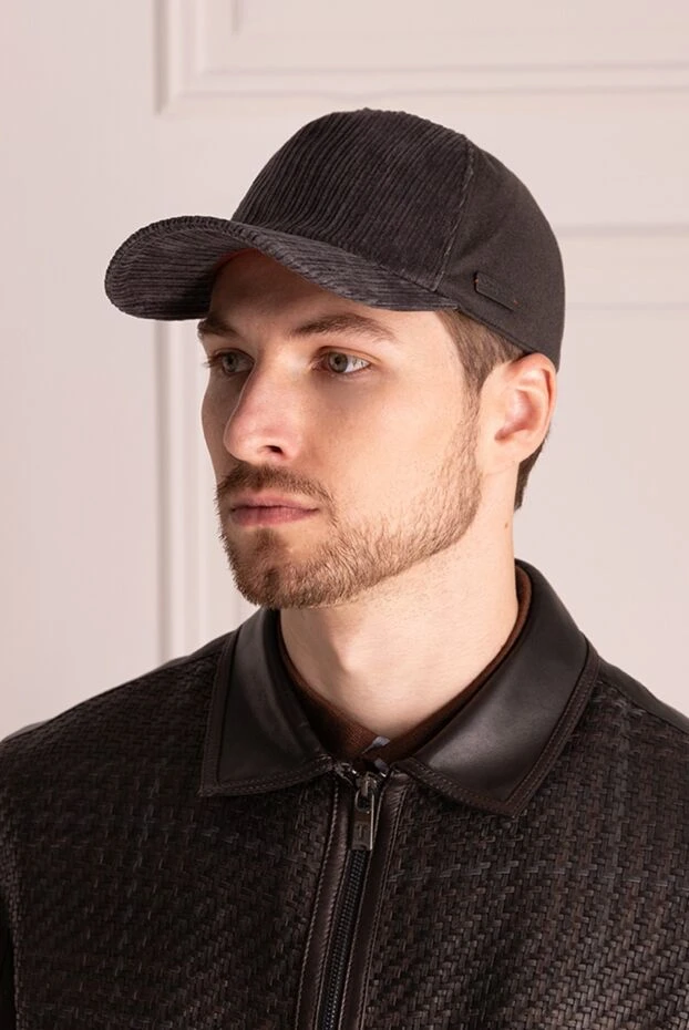Loro Piana man brown cashmere cap for men buy with prices and photos 170206 - photo 2