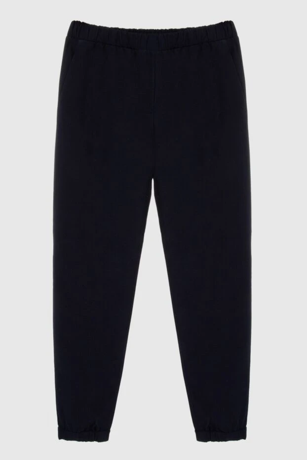 Loro Piana man blue cotton trousers for men buy with prices and photos 170211 - photo 1