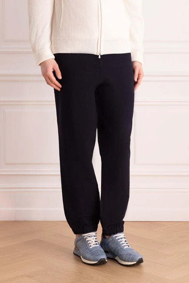 PT01 (Pantaloni Torino) man men's blue trousers 175477 - photo 3