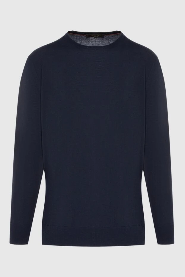 Loro Piana man men's blue long sleeve wool jumper buy with prices and photos 170223 - photo 1