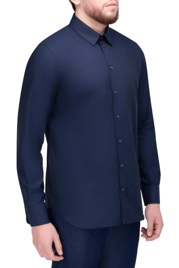 Alessandro Gherardi blue cotton shirt for men 196533 - photo 3