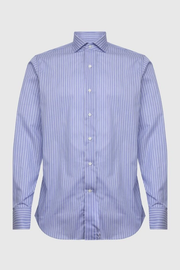 Alessandro Gherardi man blue cotton shirt for men buy with prices and photos 170251 - photo 1