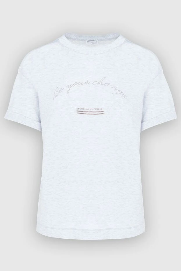 White cotton T-shirt for women