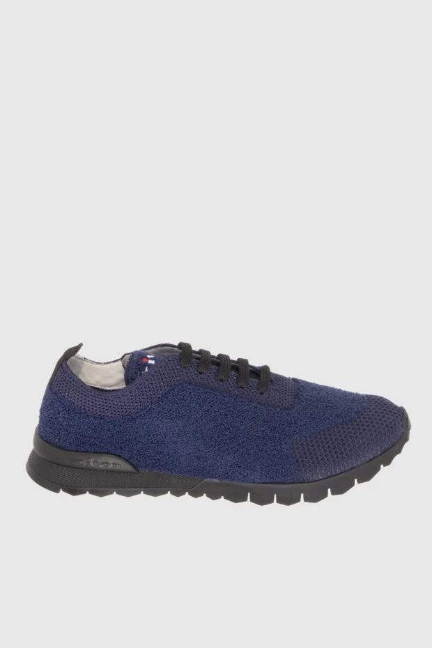 Kiton man blue wool sneakers for men buy with prices and photos 170365 - photo 1