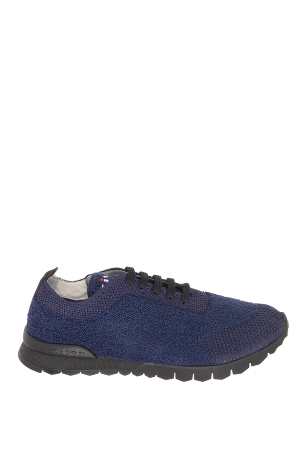 Kiton man blue wool sneakers for men 170365 - photo 1