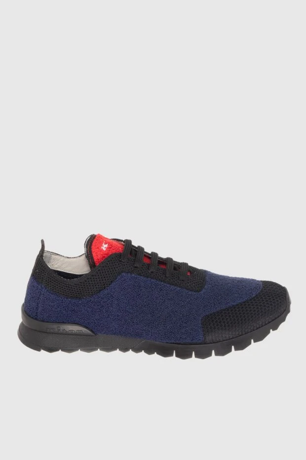 Kiton man blue wool sneakers for men buy with prices and photos 170366 - photo 1