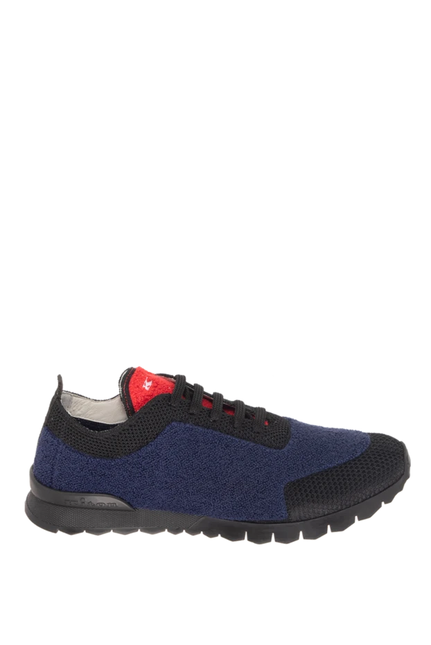 Kiton man blue wool sneakers for men 170366 - photo 1