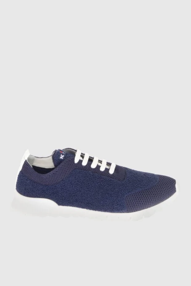 Kiton man blue wool sneakers for men buy with prices and photos 170368 - photo 1