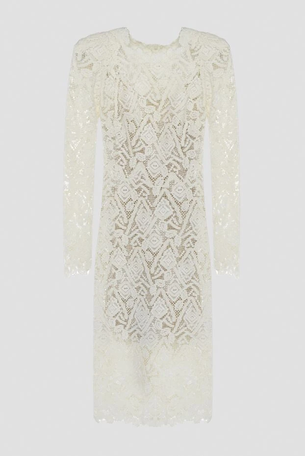 Ermanno Scervino женские платье белое женское купить с ценами и фото 170394 - фото 1
