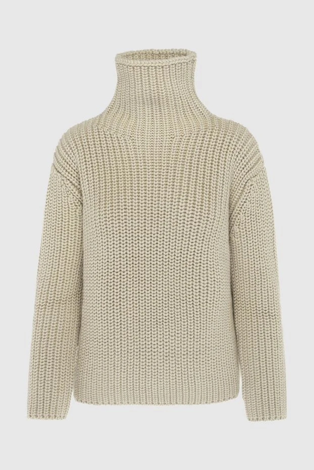 Ermanno Scervino woman beige wool jumper for women buy with prices and photos 170395 - photo 1