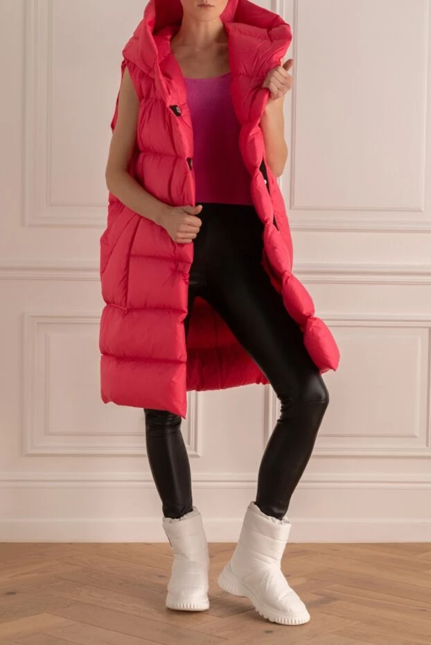 Ermanno Scervino woman women's pink down polyamide vest buy with prices and photos 170402 - photo 2