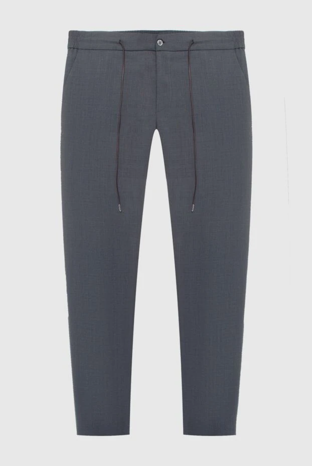 Tombolini gray wool pants for men 170419 - photo 1