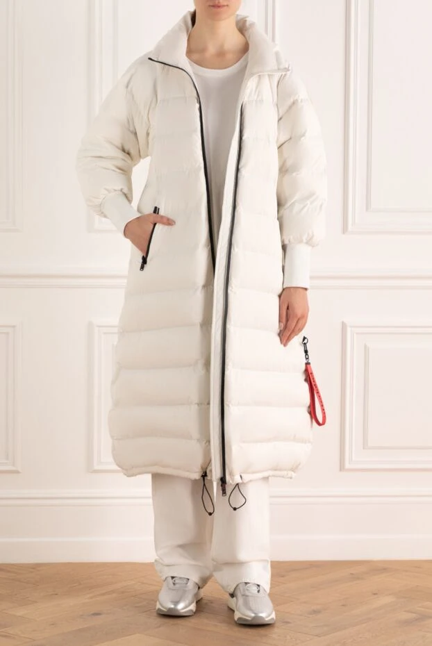 After Label woman down jacket made of polyamide and elastane white for women buy with prices and photos 170452 - photo 2