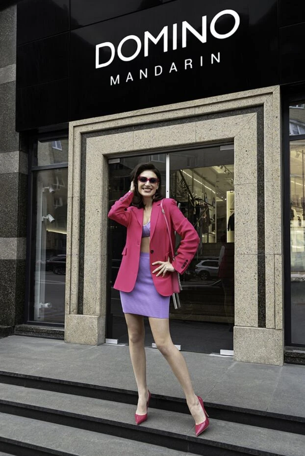 Le Silla туфлі-човники жіночі яскраво-рожеві шкіряні з гострим носом 170456 - фото 2