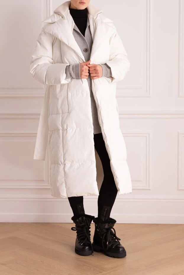 Fabiana Filippi woman white polyester down jacket for women buy with prices and photos 170477 - photo 2