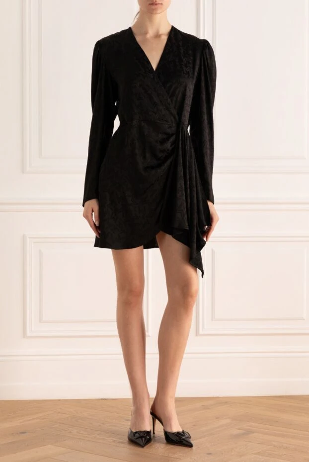 MSGM woman black acetate and silk dress for women buy with prices and photos 170487 - photo 2