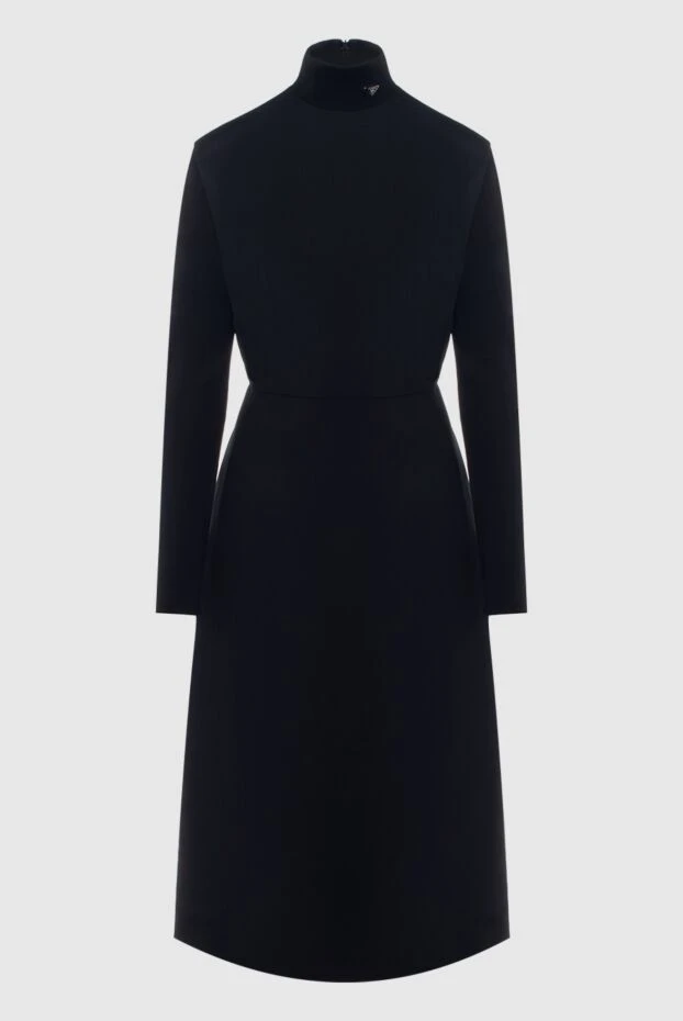 Prada женские платье из шерсти черное женское купить с ценами и фото 170526 - фото 1