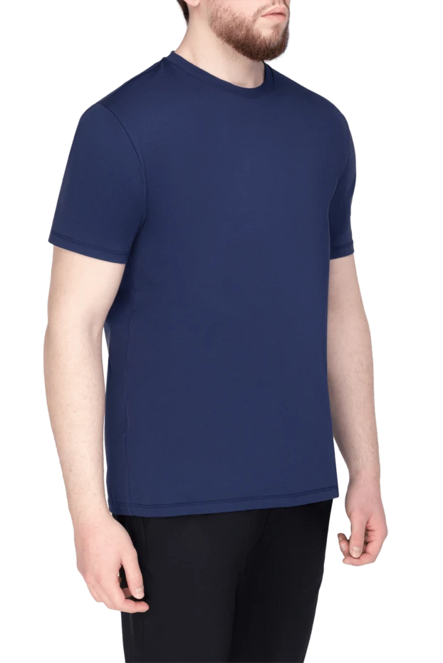 Cesare di Napoli blue t-shirt for men 196506 - photo 3