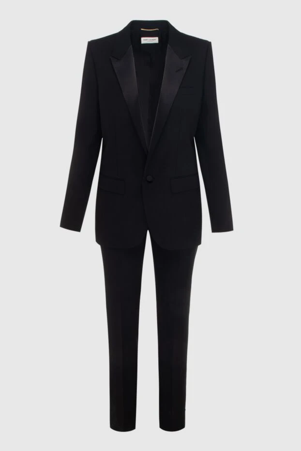 Saint Laurent woman women's black wool trouser suit buy with prices and photos 170575 - photo 1